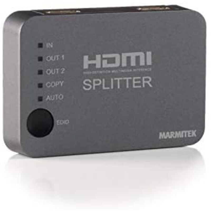 Marmitek - split 312 uhd - 1 input / 2 output, ultra hd (4k) -