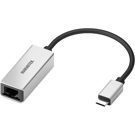 Marmitek USB-C® Adapter [1x USB-C® - 1x RJ45-Buchse] USB-C / Ethernet Adapter 0.15 m
