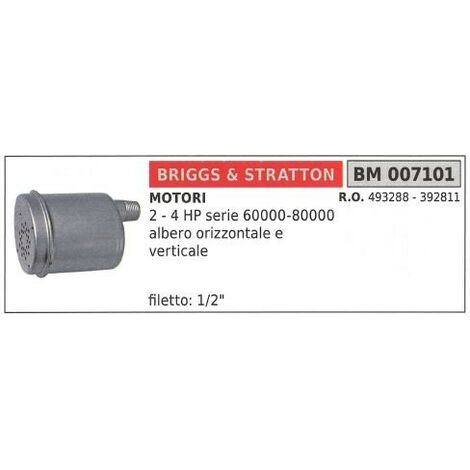Marmitta B&S tagliaerba tosaerba rasaerba 2 - 4 HP serie 60000 80000 007101