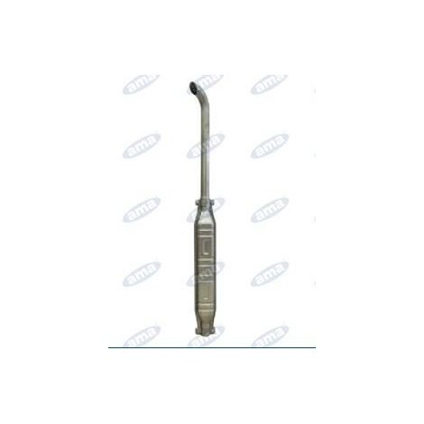 Marmitta con prolunga dritta diametro 45mm L970mm per trattore agricolo