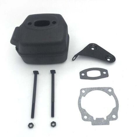 Marmitta di scarico con bullone e guarnizione per motosega Husqvarna Husky 50 51 55