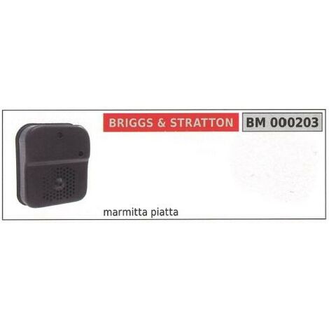 Marmitta piatta B&S tagliaerba tosaerba rasaerba  000203