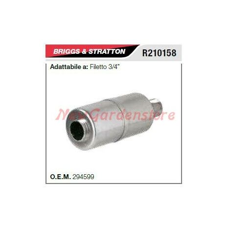 Marmitta silenziatore B&S tagliaerba rasaerba tosaerba filetto 3/4" R210158