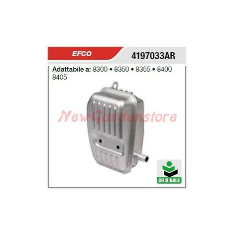 Marmitta silenziatore EFCO motosega 8300 8350 8355 8400 8405 4197033AR