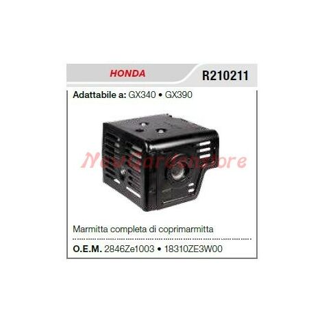 Marmitta silenziatore HONDA motocoltivatore GX340 390 R210211