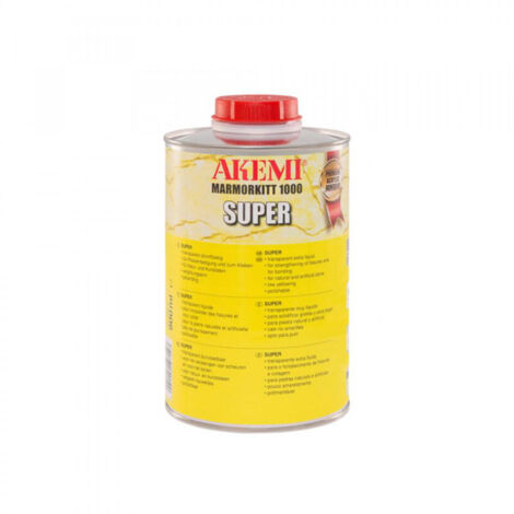 Marmorkitt 1000 Transparent Super - Colle liquide - Akemi - 900 ml
