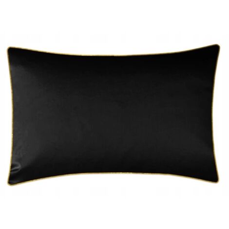MARO HOME federa nera con finiture oro, 50x60