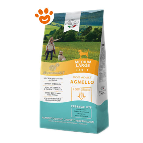 Marpet Dog Aequilibriavet Adult Medium Large Agnello  - Marpet Dog Aequilibriavet Adult Medium Large Agnello - Sacco Da 12 Kg