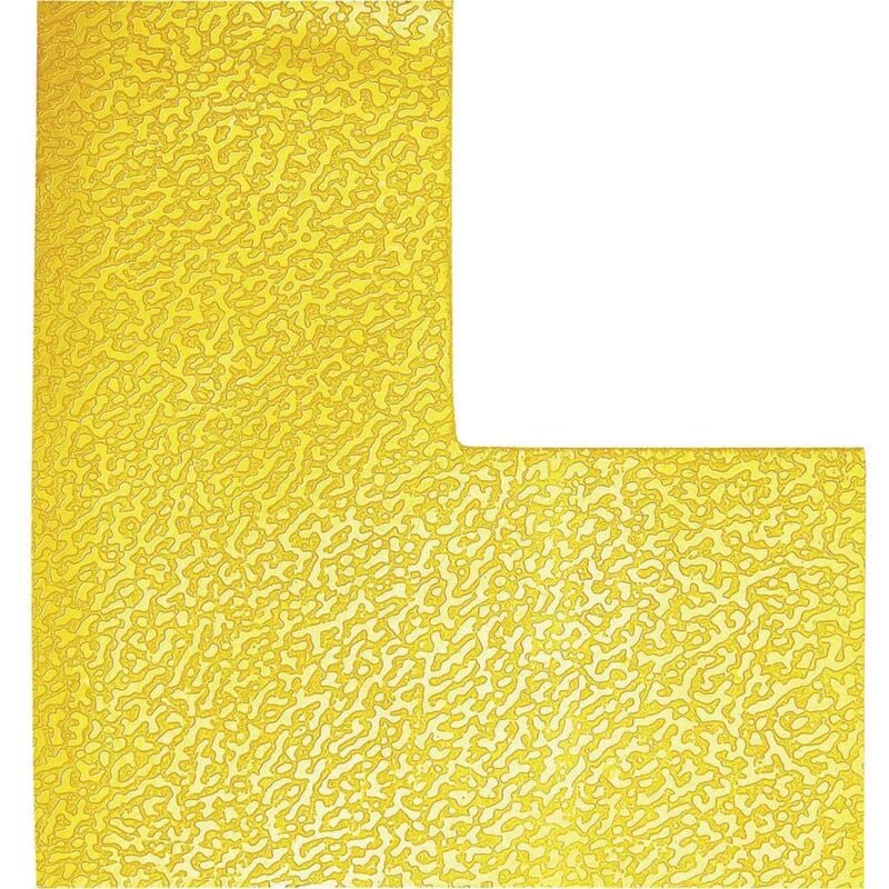 Liderpapel - Durable 170204 Marquage de position forme l- jaune signal 10 pc(s) (l x l x h) 100 x 100 x 0.7 mm