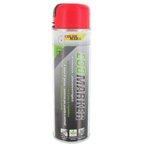 Marquage Craie En Aérosol 500 Ml - Fluo Rouge. Pour Réalisations De Marquages Devant Rester Visibles Pendant Peu De Temps. En Ra