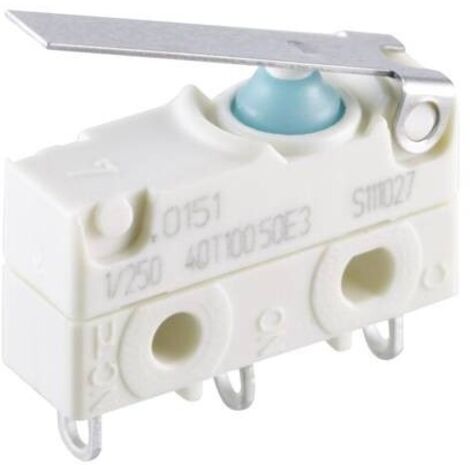 Marquardt 1045.6102 1045.6102 Interruttore a scatto rapido 250 V/AC 6 A 1 x On / (On) Momentaneo / Momentaneo (L x L x