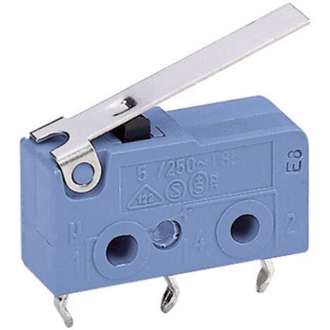 Marquardt 1050.7202 Microrupteur 1050.7202 250 V/AC 5 A 1 x On/(On) à rappel 1 pc(s) D71784