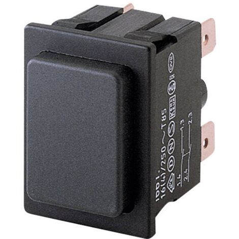 Marquardt 1661.0101 1661.0101 Pulsante 250 V/AC 16 A 2 x Off / (On) Momentaneo (L x L) 25 mm x 33 mm IP40 1 pz.