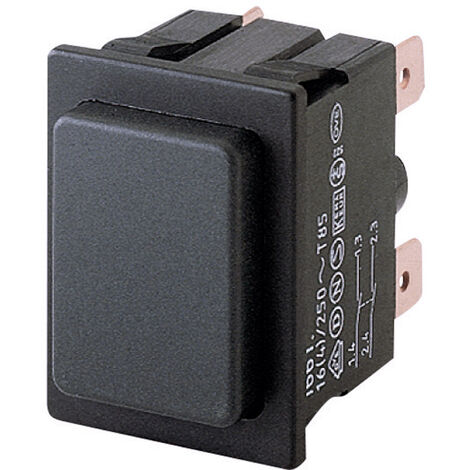 Marquardt 1661.0201 1661.0201 Druckschalter 250 V/AC 16 A 2 x Aus/Ein rastend  (L x B) 25 mm x 33 mm