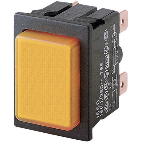 Marquardt 1662.0101 1662.0101 Drucktaster 250 V/AC 16 A 1 x Aus/(Ein) tastend  (L x B) 25 mm x 33 mm