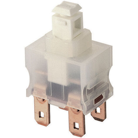 Marquardt 1681.1101 1681.1101 Druckschalter 250 V/AC 12 A 1 x Ein/Aus rastend  (L x B x H) 19 x 13 x