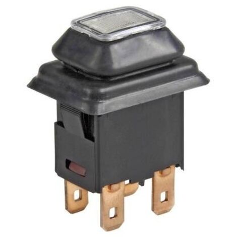 Marquardt 1683.8101 1683.8101 Interuttore a pressione 250 V/AC 16 A 1 x On / Off Permanente (L x L) 21 mm x 15 mm IP65