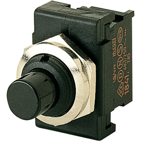 Marquardt 1841.1201 Druckschalter 1841.1201 250 V/AC 6 A 1 x Aus/Ein IP40 rastend 1 St.