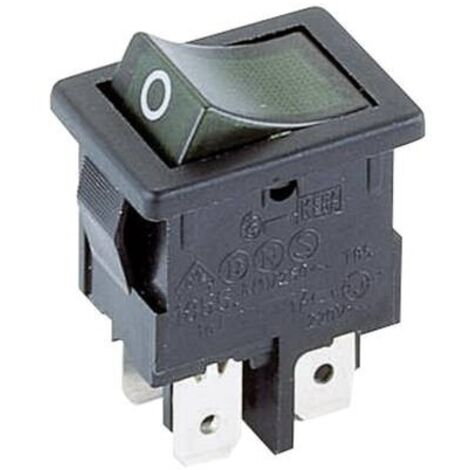 Marquardt 1855.1108 Interruttore a bilanciere 1855.1108 250 V/AC 4 A 2 x Off / On IP40 Permanente 1 pz.