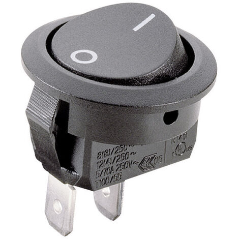 Marquardt 1881.1209 Wippschalter 1881.1209 250 V/AC 12 A 1 x Aus/(Ein) IP51 (Front) tastend 1 St.