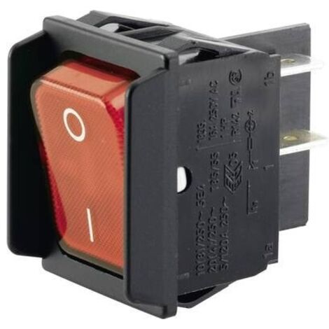 Marquardt Interruttore a bilanciere 01835.3602-00 250 V/AC 16 A 2 x Off / On IP40 Permanente 1 pz.