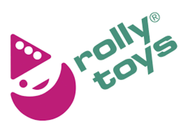 Rolly Toys Brouette en métal avec 2 Roues Double Avant Rouge/Gris