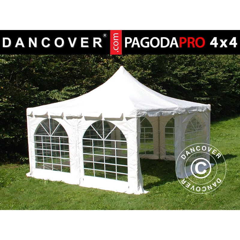 Marquee Party tent Pavilion Pagoda pro 4x4 m, pvc