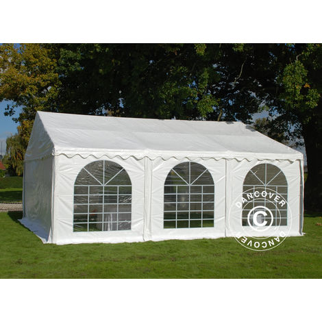 main image of "Marquee Party tent Pavilion SEMI PRO Plus 7x7 m PVC, White"