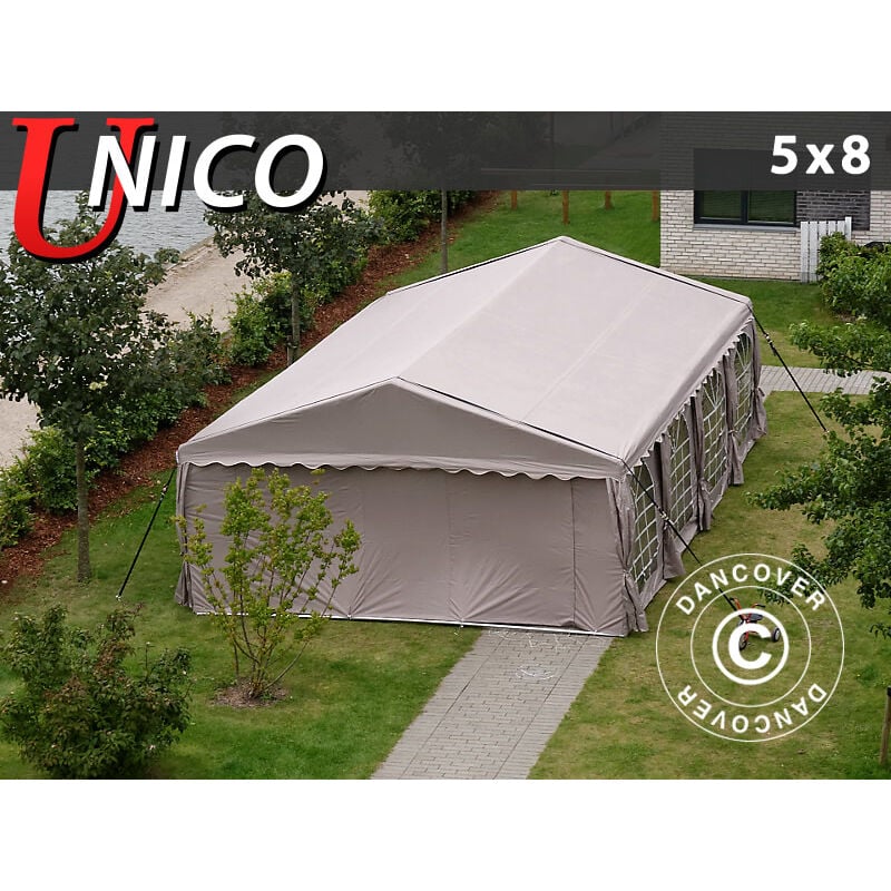 Marquee Party tent Pavilion unico 5x8 m, Sand