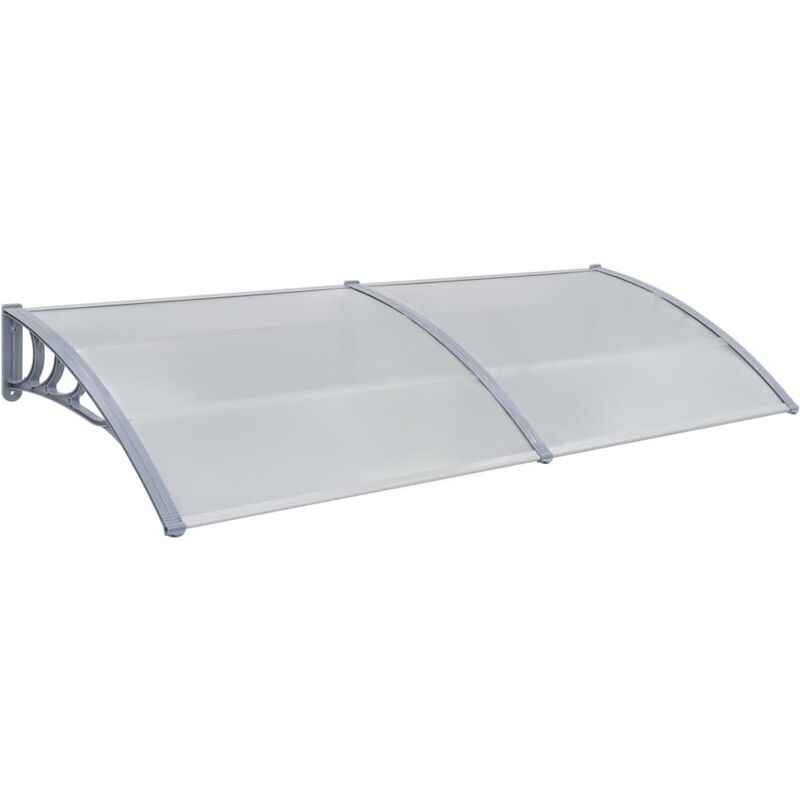 

Marquesina para puerta PC gris 200x100 cm
