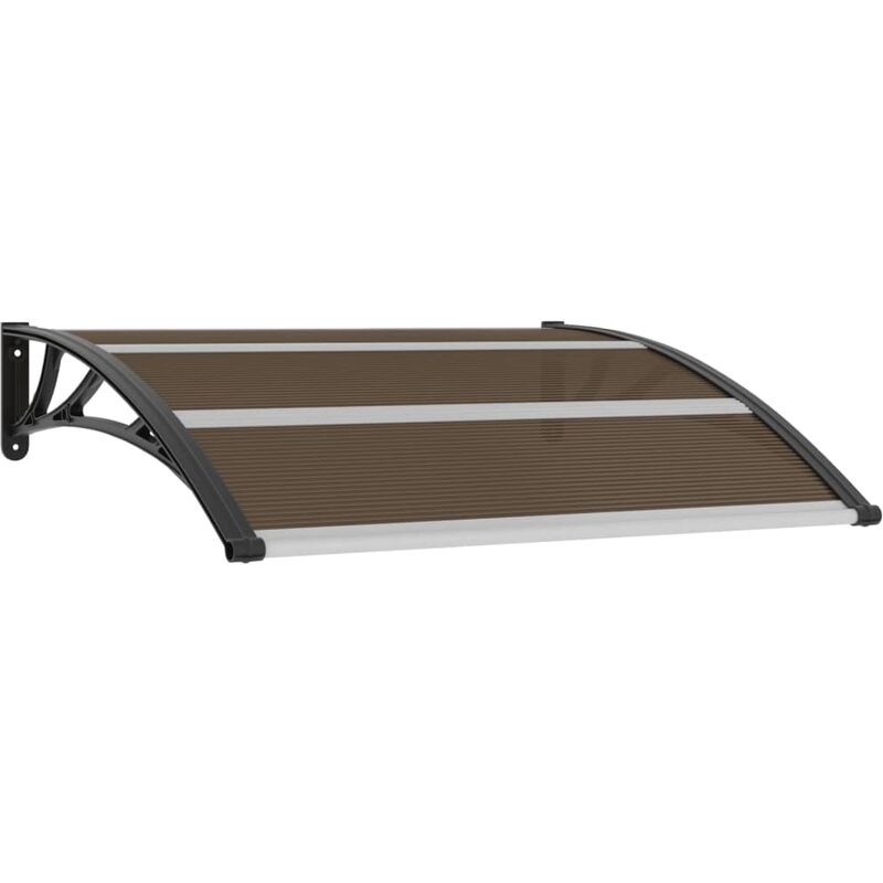 

Marquesina para puerta PC negra 120x100 cm
