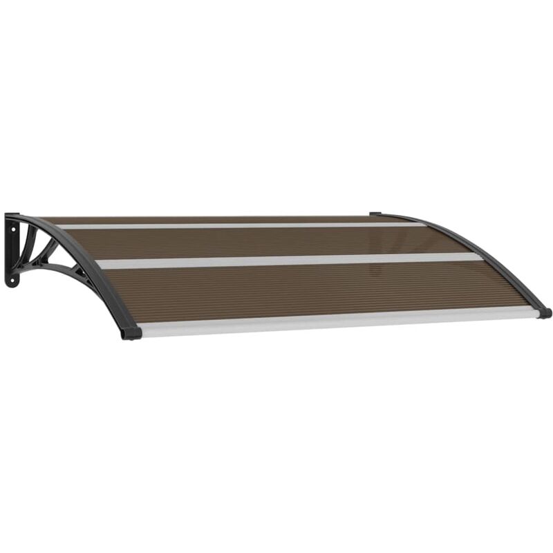 

Marquesina para puerta PC negra 150x100 cm
