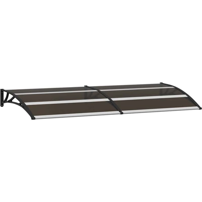 

Marquesina para Puerta PC Negro 200x80 cm - Negro - Vidaxl
