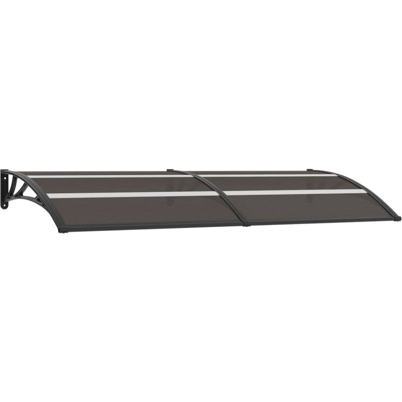 

BHD - Marquesina para puerta PC negro 240x80 cm