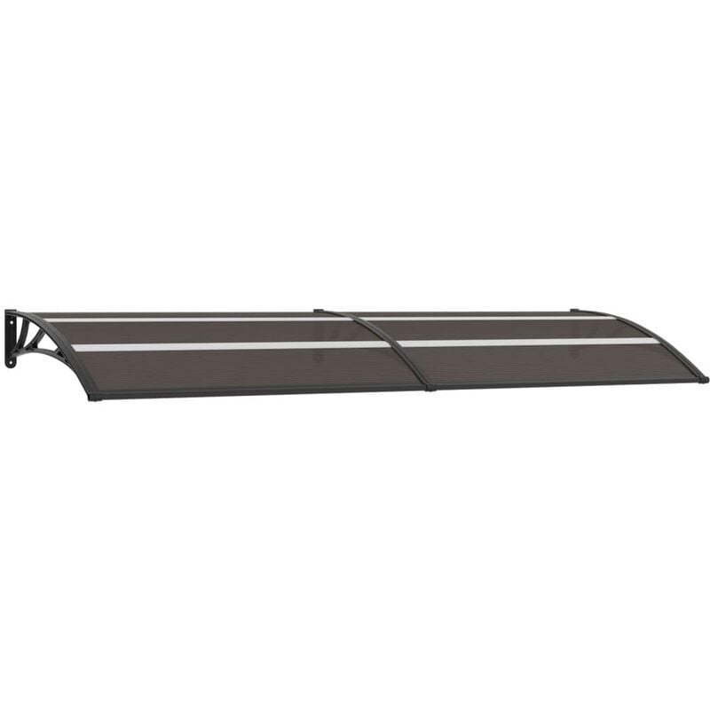 

Marquesina para puerta PC negro 300x80 cm - Negro