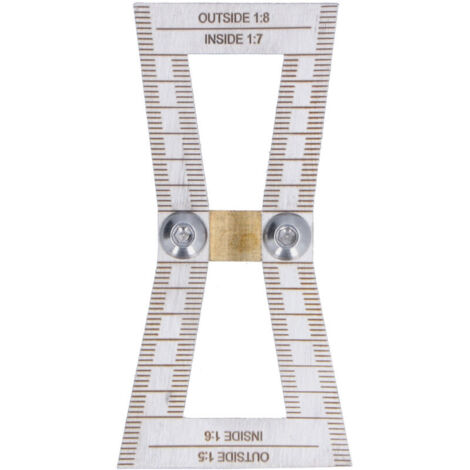 Marqueur à Queue d'aronde pour le Travail du Bois, Jauge de Traçage en Queue d'aronde, Outil de Mesure, Jauge de Joints en Bois Coupés à la Main, Pas 1:5/1:6/1:7/1:8, Outil de.