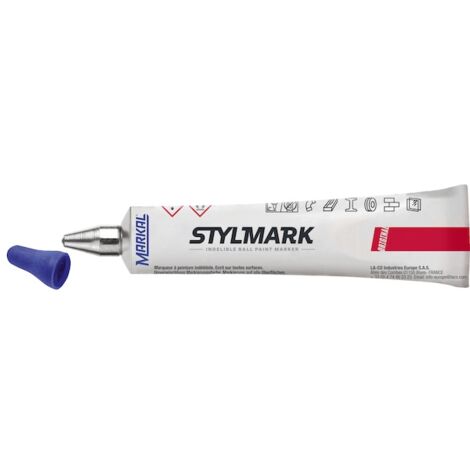 Marqueur bille STYLMARK® 3mm tube 50 ml sans xylène - bleu - MARKAL
