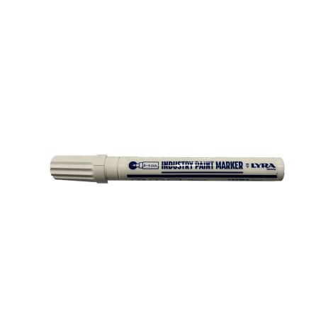 Marqueur blanc toutes surfaces – Résistant à l'eau et aux UV – Épaisseur de trait 3 mm – Pour papier, bois, métal et verre – Orapi