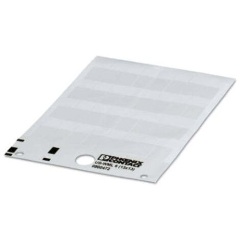 Marqueur de câble Phoenix Contact US-WML 14 (25X19) 0800473 Surface d'étiquetage: 25 x 19 mm blanc 10 pc(s)