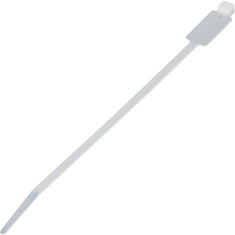 Marqueur de câble TRU COMPONENTS TC-MCV-200203 1593124 Surface d'étiquetage: 28 x 13 mm naturel 100 pc(s)