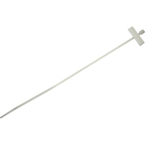 MARQUEUR DE CÂBLE TRU COMPONENTS TC-MCV-200SS203 1593125 SURFACE DE MARQUAGE: 25 X 8 MM NATUREL 100 PC(S)
