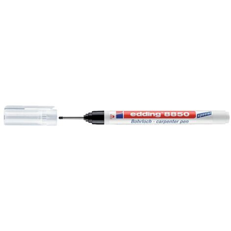 Marqueur de précision 8850 noir avec pointe ogive 1 mm 1 pièce - EDDING