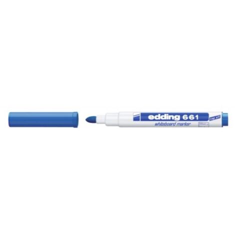 Marqueur E 661 pour tableaux blancs coloris bleu sachet de 10 - EDDING