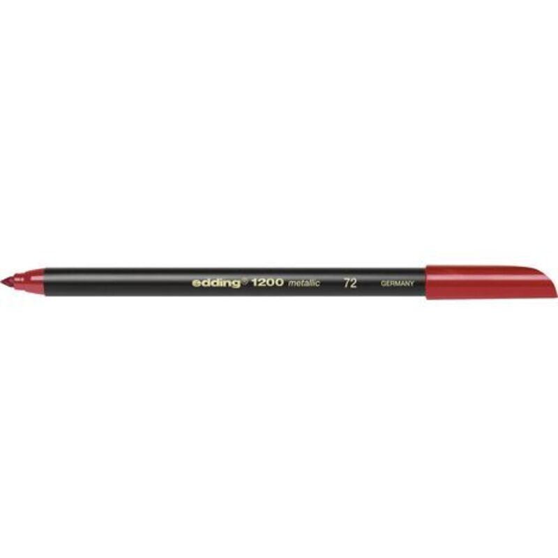 Edding - Faserschreiber 1200 Color Pen metallic rot