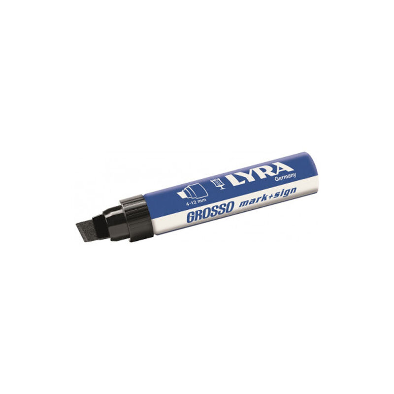 Marqueur grosso noir - lyra - L4030099