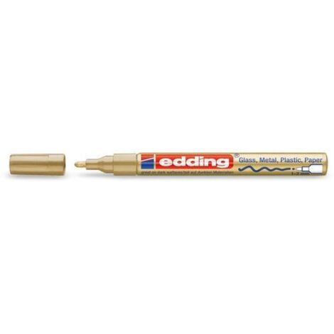 Marqueur Lackmarker 751 or largeur de trait 1 - 2 mm pointe ronde