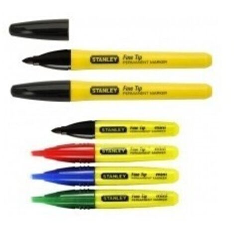 Marqueur mini noir fin stanley1-47-324