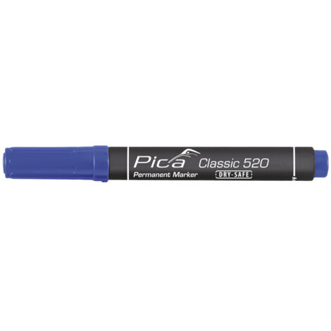 marqueur permanent de type balle bleu