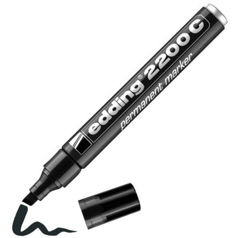 Marqueur permanent noir blister de 1 - EDDING