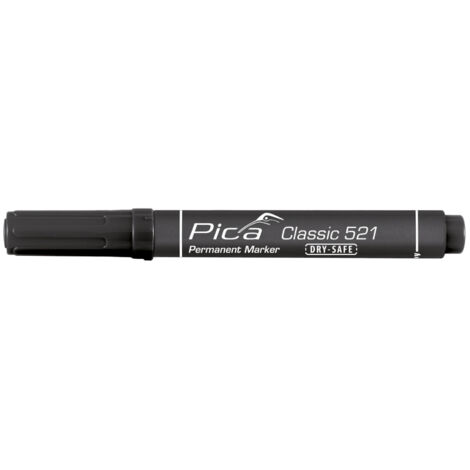 marqueur permanent type brosse noire